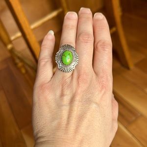 Green Turquoise Ring